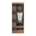 Ver imagem 4 de Quarto Infantil com Cômoda 4 Gavetas e 1 Porta Guarda-Roupa 3 Portas e 2 Gavetas Ninho Marrom/Castanho/Off White