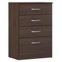 Ver mais imagens de Guarda Roupa Casal Ecom 2 com Multiuso Golden com Cômoda Astral Café - Demóbile