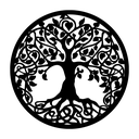 Ver imagem 1 de Mandala Buda Árvore da Vida em MDF Preto Vazado 60 cm Preta:ARVORE3