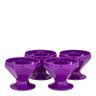 Conjunto de Taça de Sobremesa Caribe 150ml 4 Peças Roxo em Polipropileno Linha Tropical VEM - 2