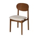 Ver imagem 6 de Conjunto 6 Cadeiras de Jantar Samba Estrutura Reforçada Jequitibá Nozes Linho Bege