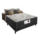 Ver imagem 1 de Cama Box casal Ortopédica Conjugada 138x188 Tampo Marrom Bambu