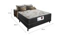 Ver imagem 2 de Cama Box casal Ortopédica Conjugada 138x188 Tampo Marrom Bambu