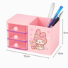 Porta Caneta Lápis Kawaii com Gaveta Rosa - Sanrio - 5