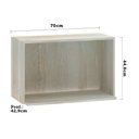 Ver imagem 3 de Nicho Microondas Luciane 70Cm Lis Legno Crema
