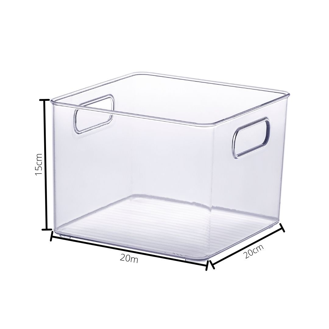 KIT 1 ORGANIZADOR 20x20x15cm e 2 ORGANIZADORES 25x10x13cm Paramount - 4