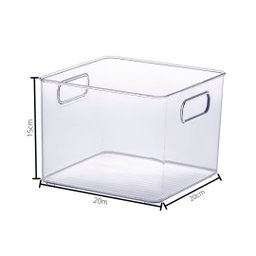 KIT 1 ORGANIZADOR 20x20x15cm e 2 ORGANIZADORES 25x10x13cm Paramount - 4