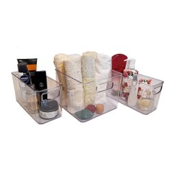 KIT 1 ORGANIZADOR 20x20x15cm e 2 ORGANIZADORES 25x10x13cm Paramount - 1
