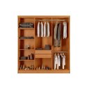Ver imagem 4 de Guarda Roupa Casal 6 Portas e 2 Gavetas Cairo Naturale-off White Rufato