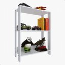 Ver imagem 4 de Nicho para Brinquedoteca ou Quarto Infantil para Organizar Brinquedos - Branco