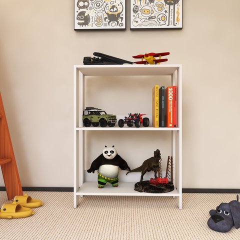 Nicho para Brinquedoteca ou Quarto Infantil para Organizar Brinquedos - Branco