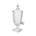 Ver imagem 1 de Suqueira Cristal 3 Litros Dispenser de Vidro Bebidas Grande Agua Casamento Festa