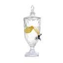 Ver imagem 5 de Suqueira Cristal 3 Litros Dispenser de Vidro Bebidas Grande Agua Casamento Festa