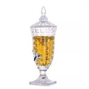 Ver imagem 2 de Suqueira Cristal 3 Litros Dispenser de Vidro Bebidas Grande Agua Casamento Festa
