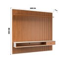 Ver mais imagens de Painel Ripado Suspenso para TV De Até 60 Polegadas 2,20x1,60m Moveis House