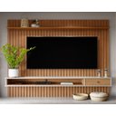 Ver imagem 6 de Painel Ripado Suspenso para TV De Até 60 Polegadas 2,20x1,60m Moveis House