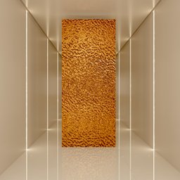 Revestimento Efeito Metálico Martelado Bronze Interno/externo 2,90m X 1,22cm - 1