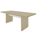 Ver imagem 7 de Mesa de Reunião para Escritório 204cm Tamburato Corp A06 Carvalho/branco - Mpozenato