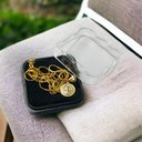 Ver imagem 2 de Colar Corrente Medalha de São Bento Aço Inox Dourado Armazém Católico