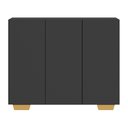Ver imagem 6 de Gabinete Banheiro 3 Portas 90cm Multimóveis MP5031 Preto/Natural
