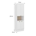 Ver imagem 2 de Torre Quente Bella Branco Mdf 70cm Carraro