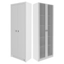 Ver imagem 1 de Conjunto Armários para Escritório 2 Peças Branco Tecnomobili