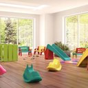 Ver imagem 6 de Banco Plástico Colorido Infantil Desmontável Tramontina Pause Parquinho Criança