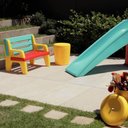Ver imagem 2 de Banco Plástico Colorido Infantil Desmontável Tramontina Pause Parquinho Criança