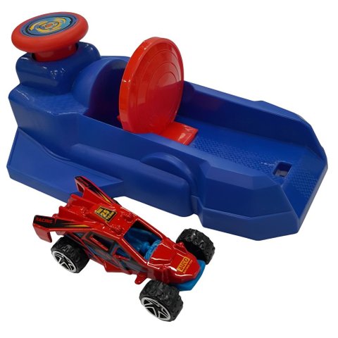 Carrinho de Corrida com Lançador Alloy N244173-1 - Quanhe