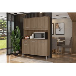 Kit Cozinha 6 Portas 1 Gaveta VIP 1200 Montana - Madine - 1 Kit Cozinha 6 Portas 1 Gaveta VIP 1200 Montana - Madine - 1