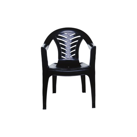 Kit 4 Poltrona de Plástico Resistente Área de Lazer 154kg