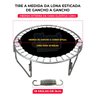 Lona de Salto para Cama Elástica Pula Pula de 1,20m para 18 Molas - 2