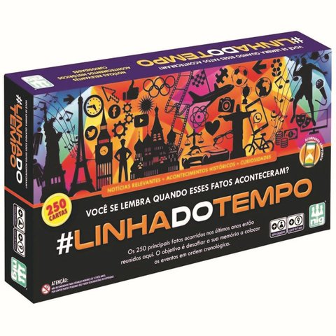 Jogo de Tabuleiro Linha do Tempo Nig Brinquedos