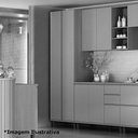 Ver imagem 5 de Armário para Cozinha Aurora 2 Portas 4 Prateleiras MDF-MDP 70cm Luciane Móveis