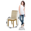 Ver imagem 5 de Conjunto de 6 Cadeiras Isa Nature/linho - Móveis Henn