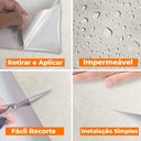 Ver mais imagens de Papel de Parede Adesivo Lavavel Marmore Botticino Creme