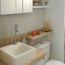 Ver imagem 5 de Papel de Parede Adesivo Lavavel Marmore Botticino Creme