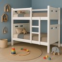 Ver imagem 2 de Beliche Solteiro com 02 Colchões D33 Grade Robusta Proteção Completa