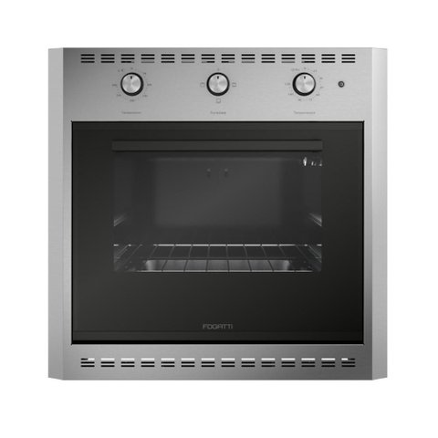 Forno Elétrico Fogatti E60 de Embutir 60l 220v Inox Grill 750w 1000w