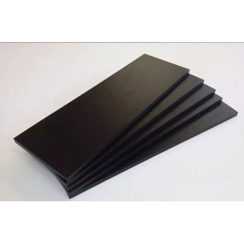 Kit 5 Prateleiras 50x30 MDF Preto com Suporte Flutuante Invisível