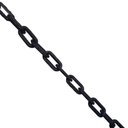 Ver imagem 1 de 40 Mt Corrente Plástica Segurança Sinalização Elo P Preto