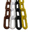 Ver imagem 7 de 40 Mt Corrente Plástica Segurança Sinalização Elo P Preto