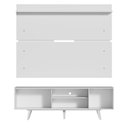 Ver imagem 7 de Rack Madesa Dubai e Painel para Tv até 65 Polegadas com Pés - Branco