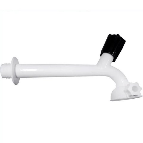 Torneira Plástica Pia 3/4 17cm com Chuveirinho