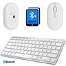 Mouse e Teclado bluetooth para Galaxy Tab S5e 10.5 T725 Branco - 1