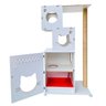 Torre Árvore Brinquedo Cama Toca Sanitário Arranhador Gato - Zion - 3