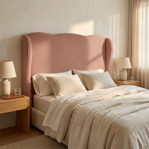 Cabeceira Cama Box Casal 140 cm Atria Bouclê B05 - D'Rossi