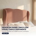 Ver imagem 2 de Cabeceira Cama Box Casal 140 cm Atria Bouclê B05 - D'Rossi