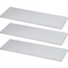 Kit 3 Prateleiras 30x20 MDF Branco com Suporte Flutuante Invisível - 1