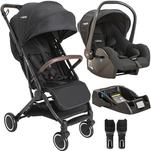 Carrinho de Bebe com Bebe Conforto e Base Kiddo Sprint Ii Preto